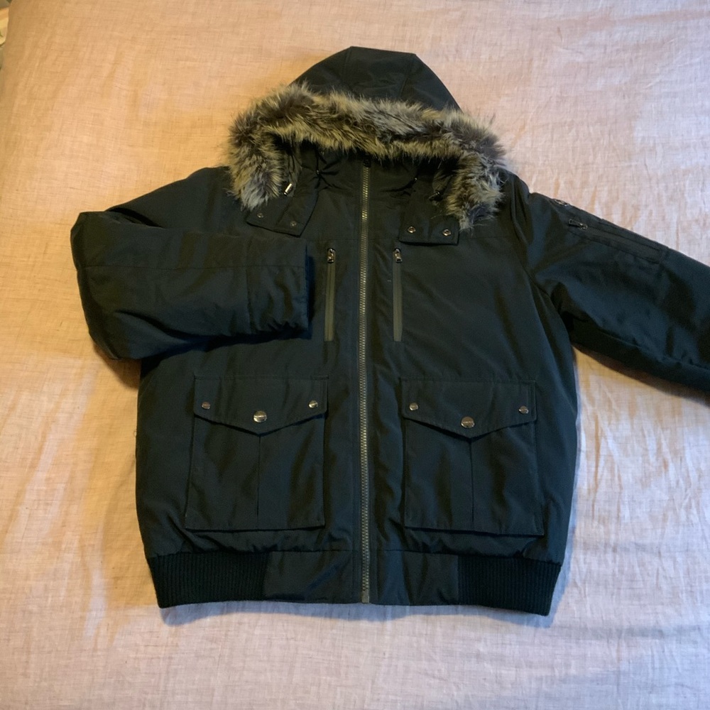 Michael Kors puffer bomber jacket